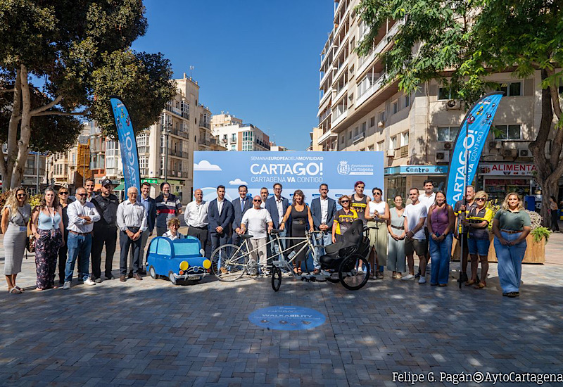 Cartagena consolida su liderazgo en accesibilidad y movilidad con Cartago Go! en la Semana Europea de la Movilidad