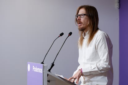 Pablo Fernández, único diputado de Unidas Podemos en las Cortes de Castilla y León, que no repetirá como candidato.