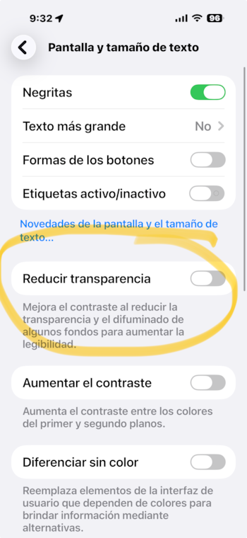 Desde Configuración > Pantalla y
