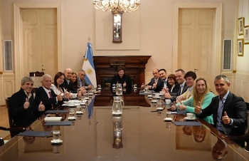 Javier Milei y su reunión