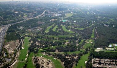 Sentido de circulación de los abonados durante el Open de España de golf