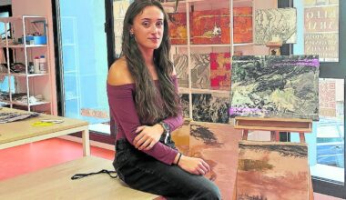 «Estoy en un momento en el que me quiero divertir, por eso hago estos cuadros»