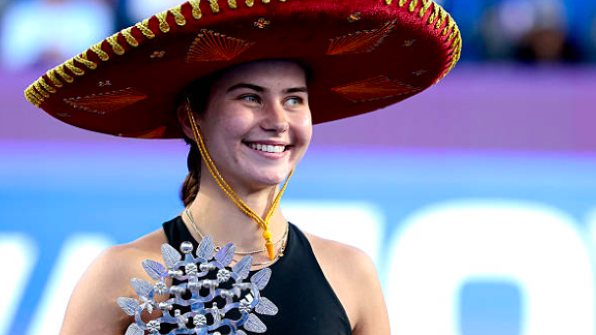 Iva Jovic, campeona en el WTA Guadalajara. Fuente: Getty