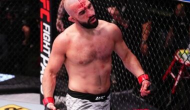 Jared Gordon pelea a pesar de ser atropellado por el auto antes de la derrota de NOCHE UFC 3