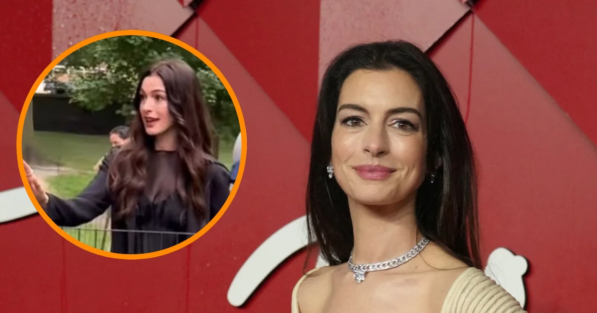 Anne Hathaway se enfrentó a un paparazzi en el set de “El diablo viste a la moda 2”
