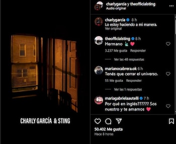 Charly García y Sting anunciaron