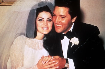 Elvis Priscilla en su casamiento