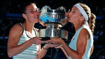 Pennetta y Dulko conformaron una