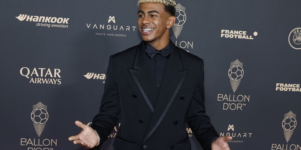 Las joyas de Lamine Yamal para asistir a la gala del Balón de Oro 2025