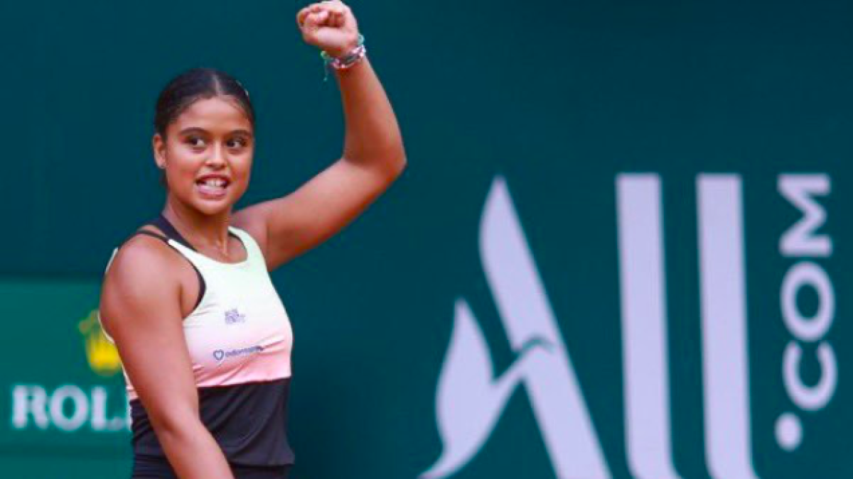 Nauhany Vitoria Leme Da Silva, primera jugadora nacida en 2010 que gana un partido oficial. Fuente: WTA