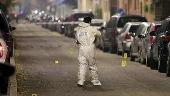 La policía forense de Milan