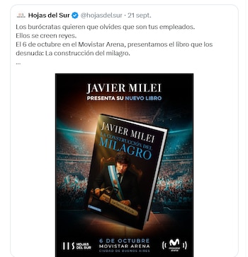La publicidad del evento 