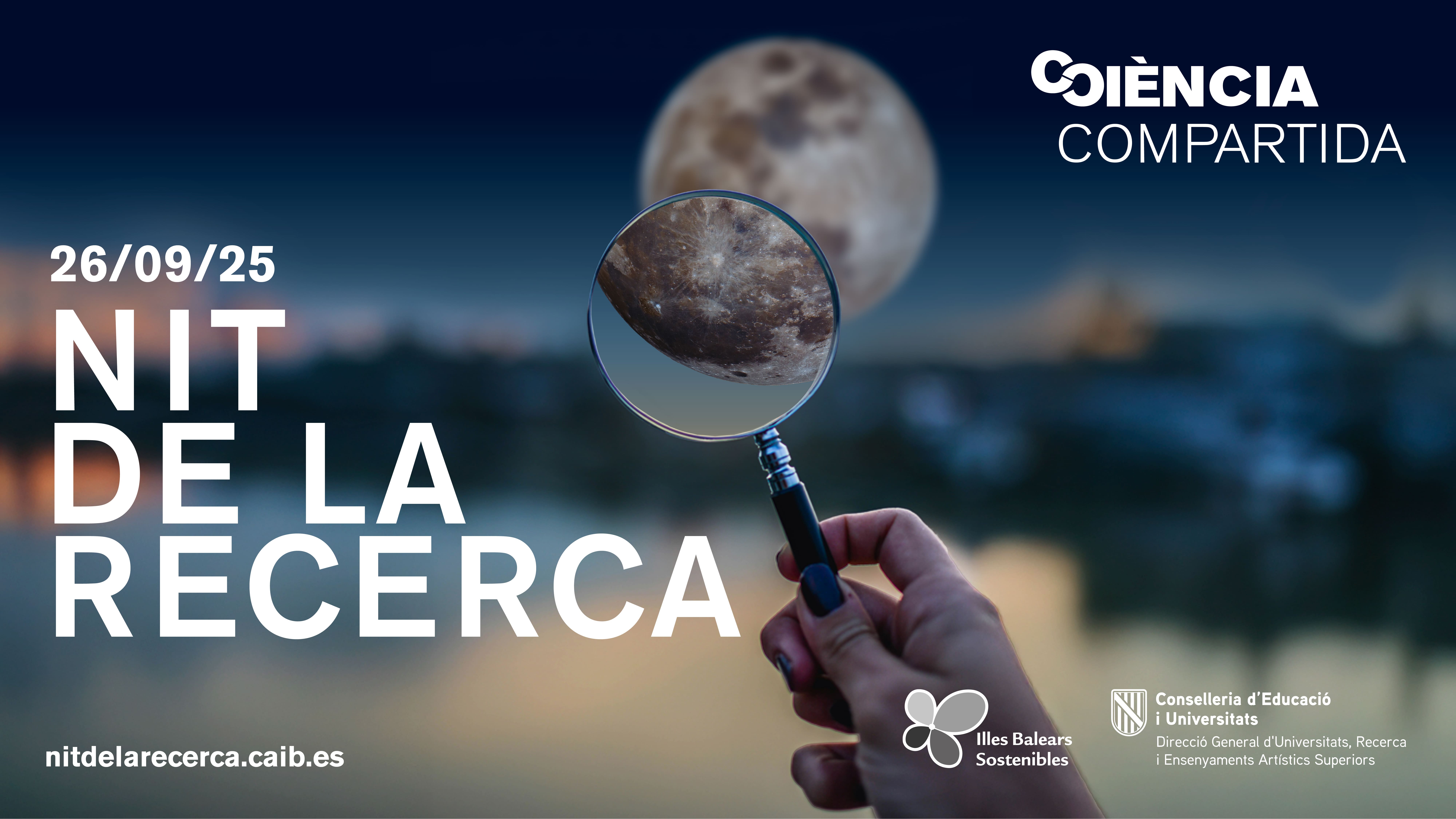 Cartel de la Nit de la Recerca en Baleares