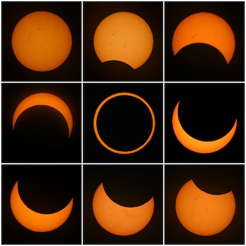 La trayectoria del eclipse cruzará