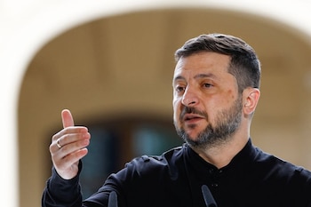 El presidente de Ucrania, Volodimir