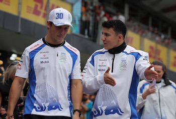 Lawson y Hadjar, hoy compañero