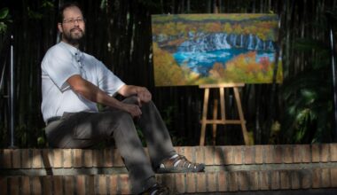 El holandés del Realejo que retrata la naturaleza con su mejor sonrisa