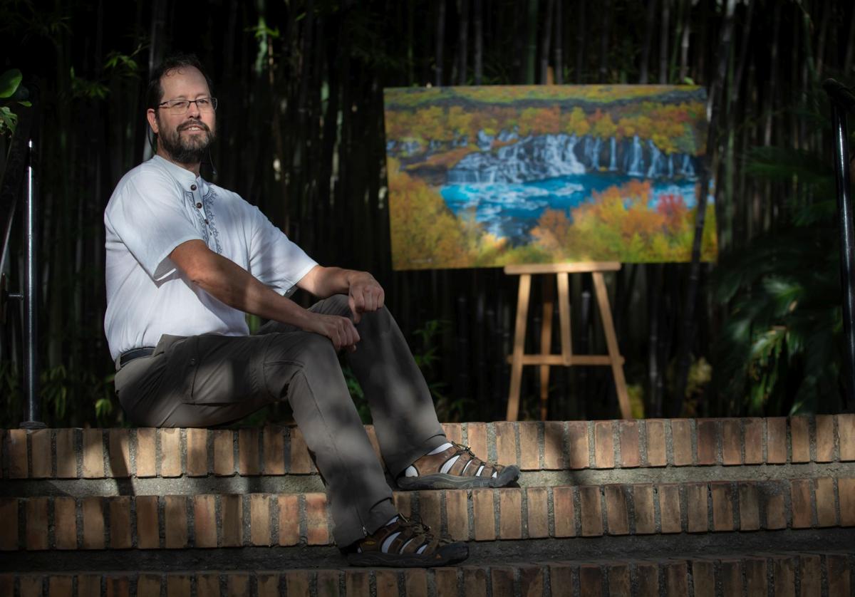 El holandés del Realejo que retrata la naturaleza con su mejor sonrisa