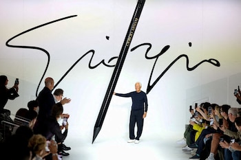 El diseñador italiano Giorgio Armani