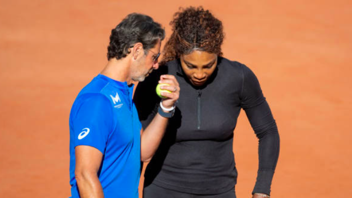 Patrick Mouratoglou y Serena Williams en su etapa juntos. Fuente: Getty