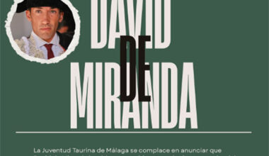David de Miranda, galardonado con el I Premio a la Mejor Faena 2025 de la Juventud Taurina de Málaga