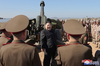 Kim Jong-un visitó el entrenamiento