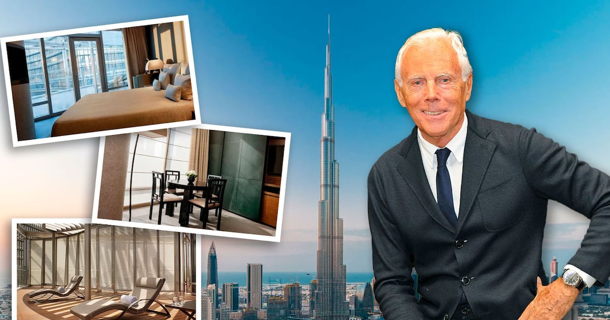 Así es el lujoso hotel de Giorgio Armani en el Burj Khalifa, el rascacielos más alto del mundo – El Financiero