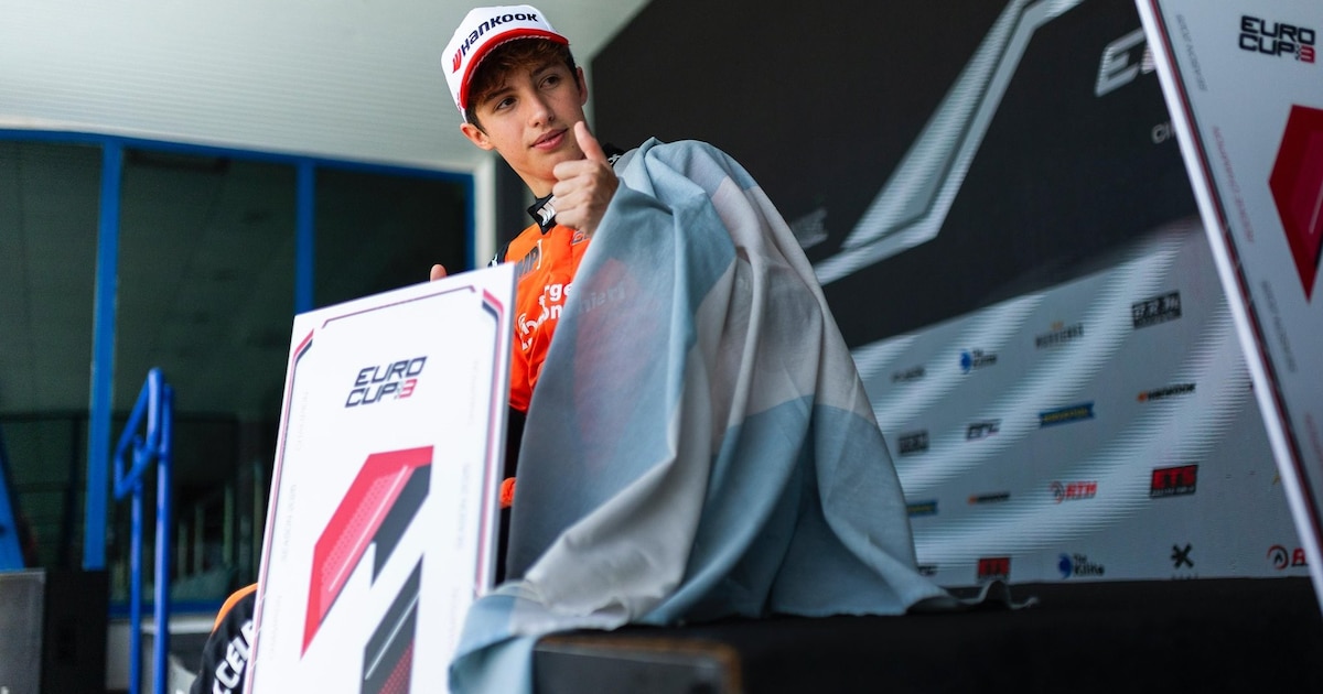 Es ítalo-argentino y piloto de Red Bull, y fue campeón en Europa: otro paso en su sueño para Fórmula 1