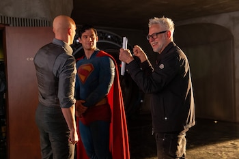 James Gunn en el rodaje