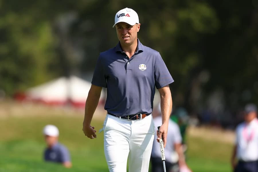 Justin Thomas, en las rondas de prácticas © Scott Taetsch/PGA of America