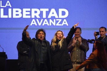 El Presidente junto a su