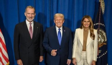 La Casa Blanca distribuye cuatro días después la foto de Trump con Felipe VI