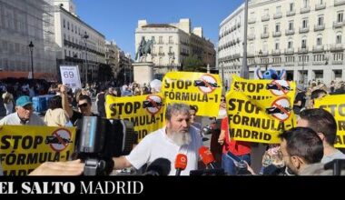 Comunidad de Madrid | Los vecinos protestan contra las obras de la Fórmula 1 mientras comienza la venta de las entradas VIP - El Salto