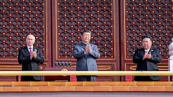 Los autócratas Vladimir Putin, Xi