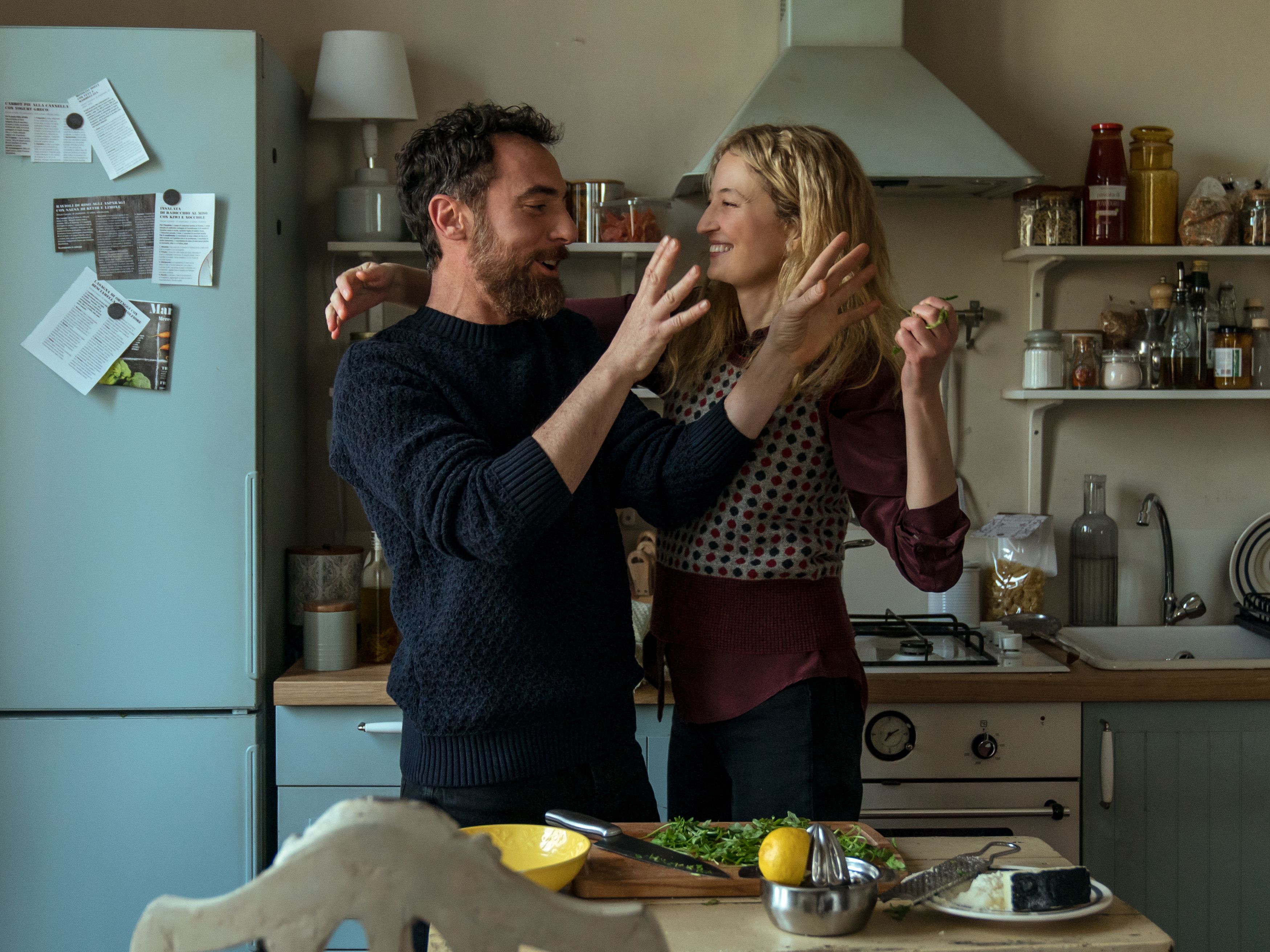 Una escena de Tres adioses.