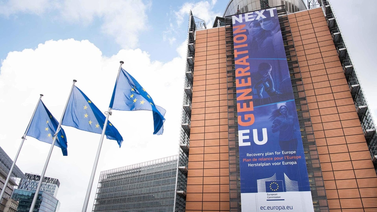 Fachada de la Comisión Europea