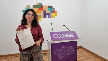 Raquel Martínez, secretaria general de Podemos Andalucía.