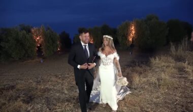 Pablo López y Laura Rubio posan como marido y mujer tras su segunda boda