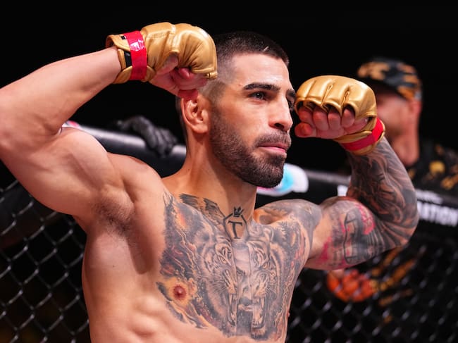 Ilia Topuria, campeón del mundo en peso pluma de la UFC