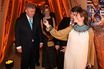 Los invitados entrando a la