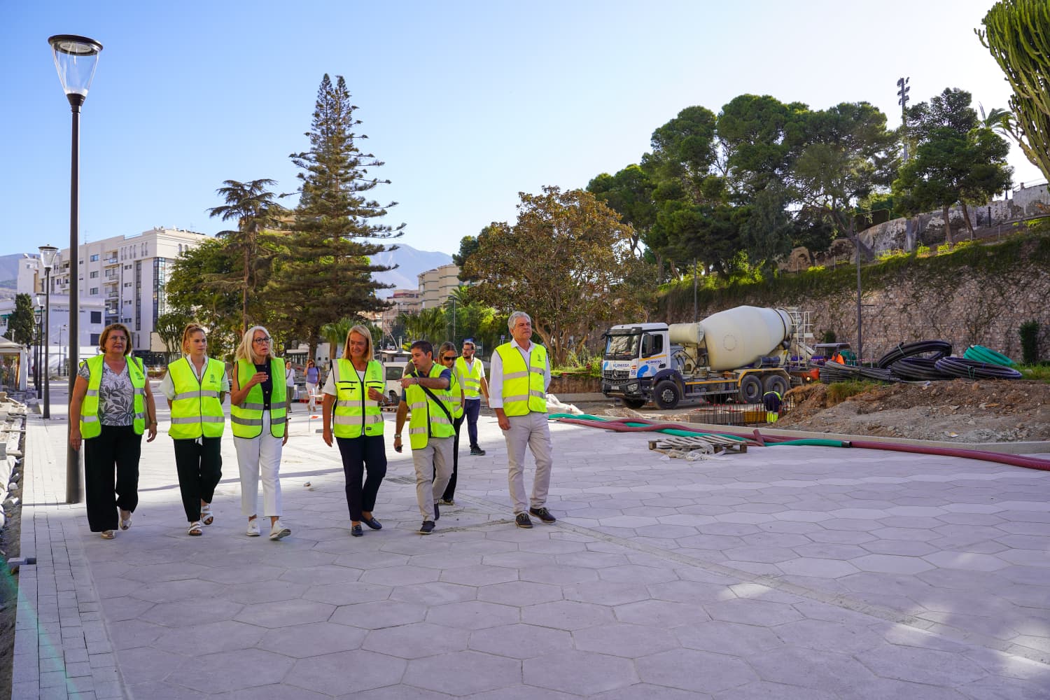 Las obras del Paseo de las Explanadas avanzan a buen ritmo, con más del 60% de los trabajos ya finalizados