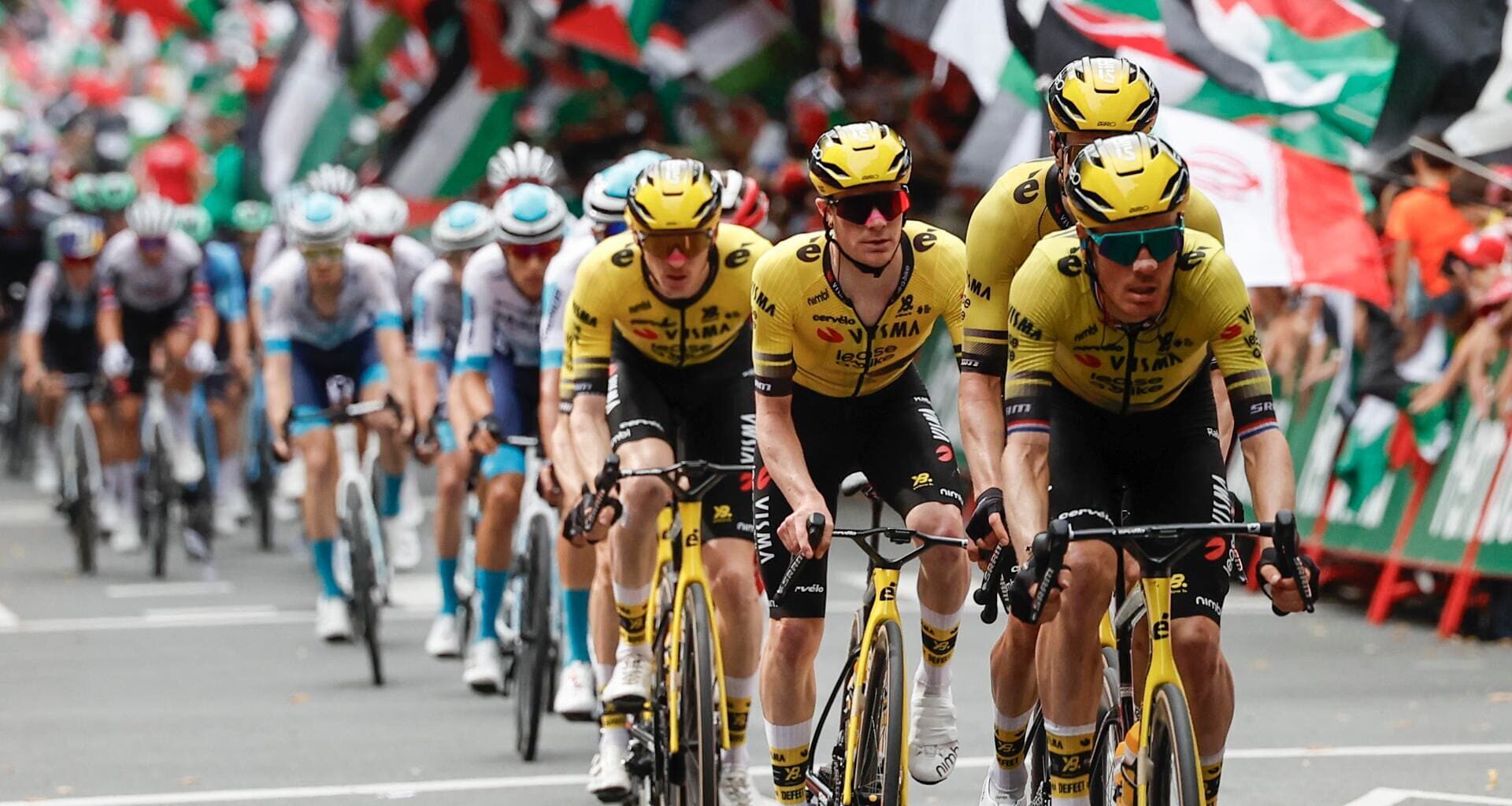 Vuelta Ciclista y Palestina: el día que no hubo podio