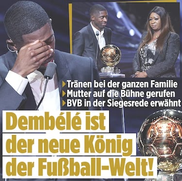 Dembélé, redimido: “Del infierno del Barça al Balón de Oro”