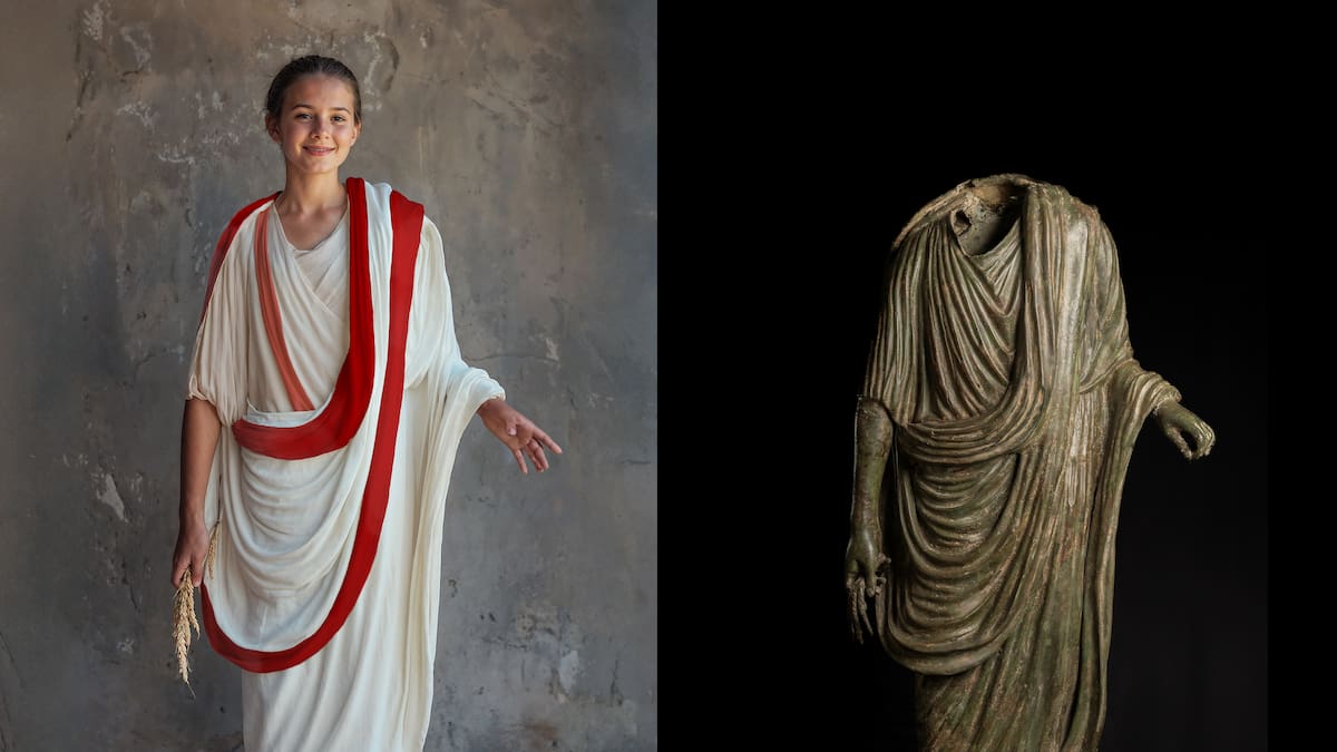 Dos expertos en estatuaria clásica confirman que el ‘Togado de Pompelo’ representa en realidad a una niña romana | Historia