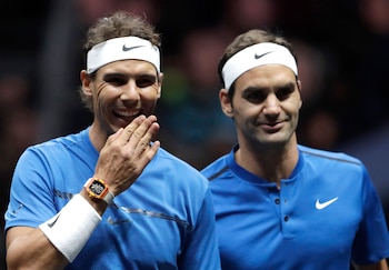 Rafael Nadal y Roger Federer