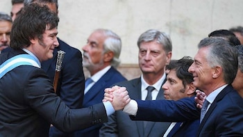 Javier Milei y Mauricio Macri