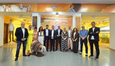 El stand ferial de la Diputación de Albacete se abre con cerca de 70 citas con ‘El Pastoreo’ como homenaje a las raíces de la Feria y de la provincia