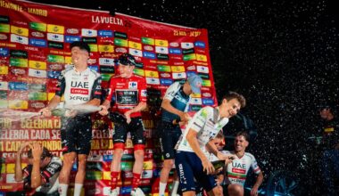 Vingegaard: “La madre de Pidcock tuvo la idea del podio de La Vuelta”