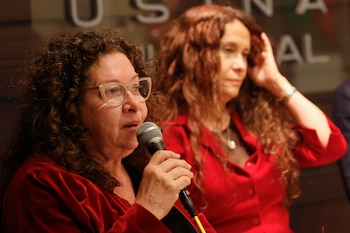 Olga Viglieca y Elsa Drucaroff.