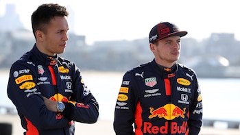 Alex Albon fue compañero de